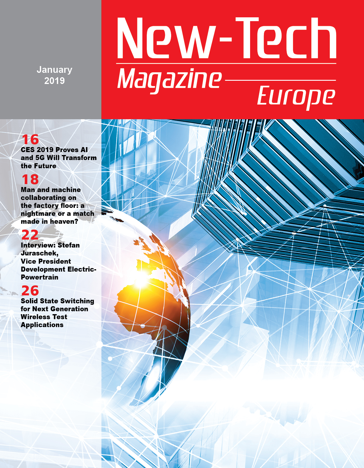 , New-Tech Europe Magazine | January 2019