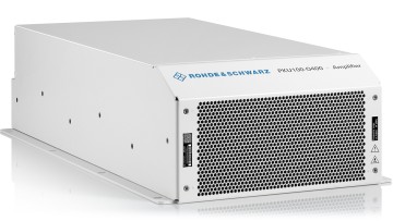 , Rohde & Schwarz shows outdoor models of its family of satellite uplink amplifiers at Satellite 2019 in Washington