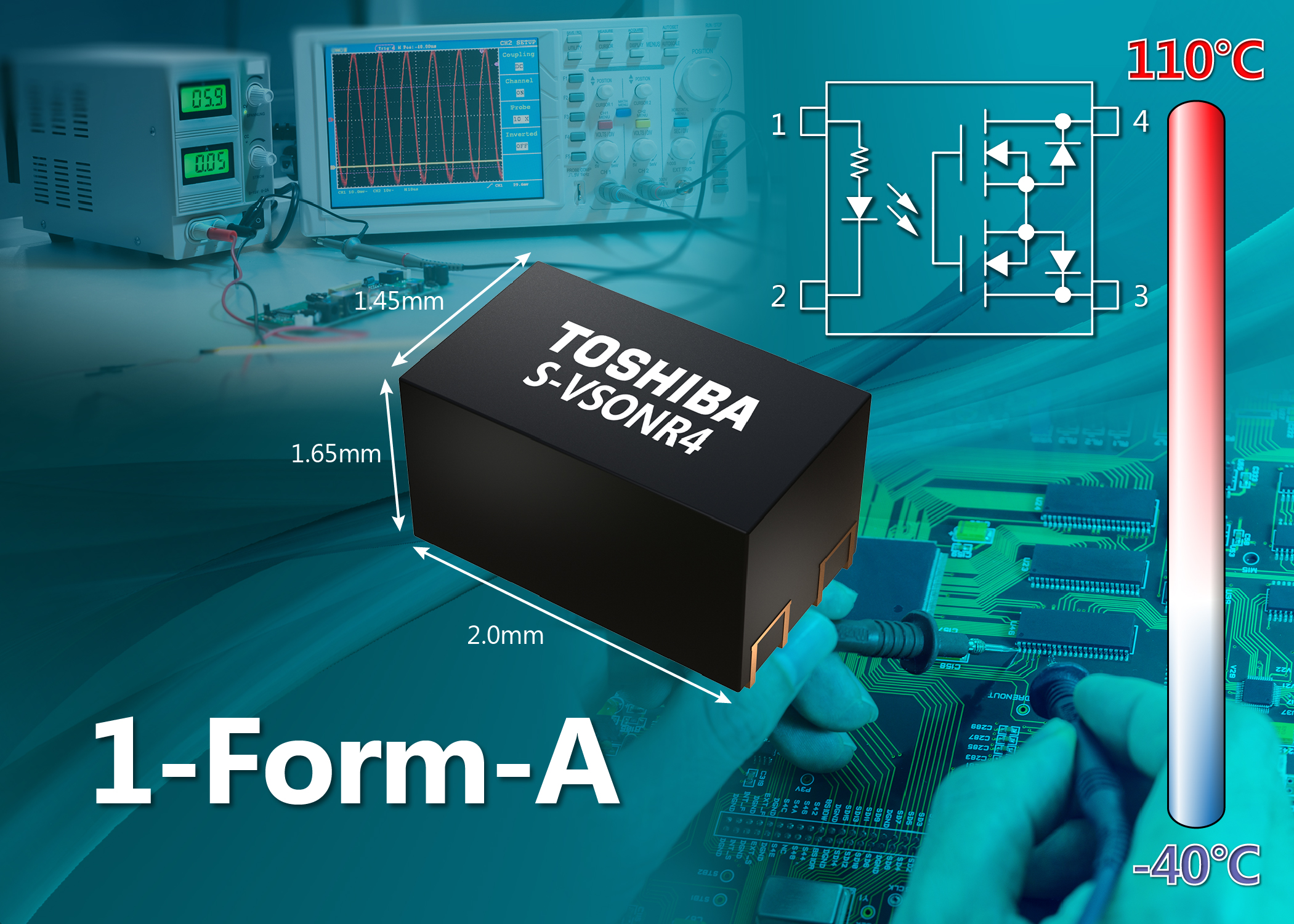 , Toshiba launches new family of low voltage driven photorelays