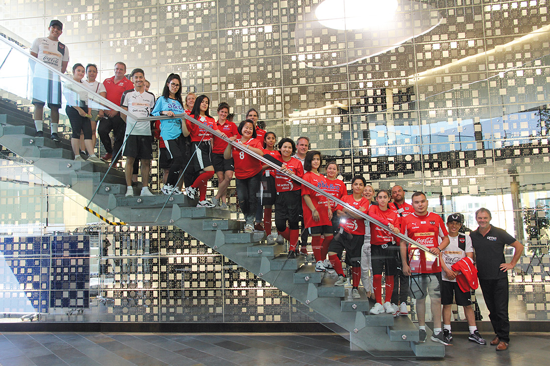 , ams Invites Austrian Homeless World Cup Players to Improve their Life and Work Opportunities