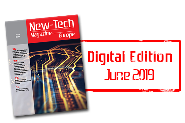 , New-Tech Europe Magazine |  June 2019