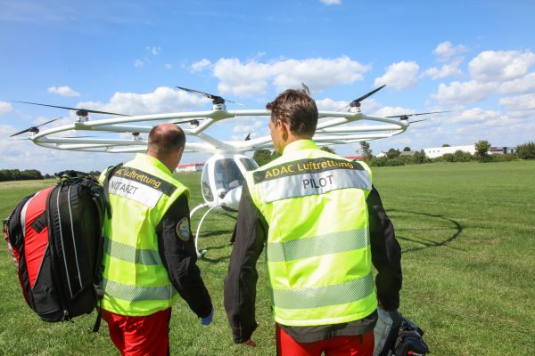 , First use of manned multicopter in rescue operations staged