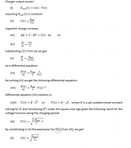 , Key parameters and options for choosing a capacitor charging power supply Quasi-Constant-Power Capacitor Charging Power Supplies case study