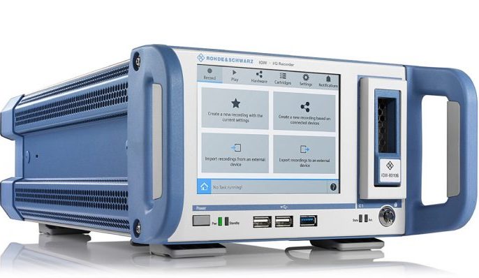 , R&S IQW100 wideband I/Q data recorder enables field-to-lab tests with midrange equipment