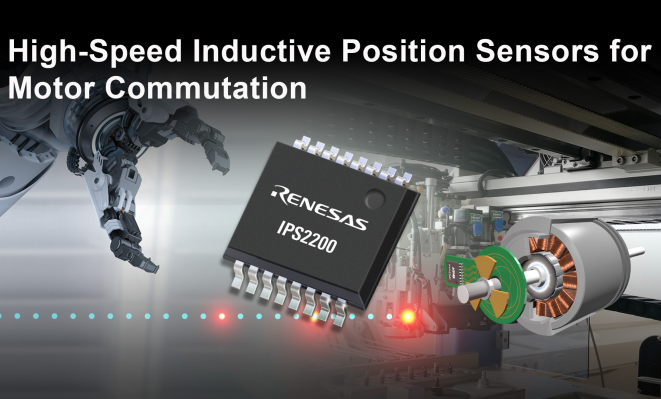 , Renesas Ushers in New Era of Industrial Motor Commutation with High-Accuracy Inductive Position Sensing