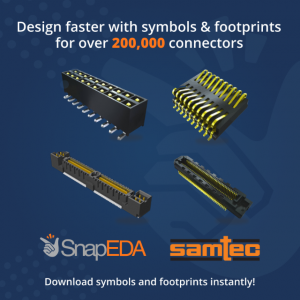 , Samtec announces over 200,000 symbols & footprints for its interconnect products