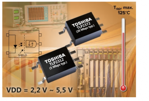 , Toshiba Releases Industry’s First High-Speed Communications Photocouplers that Can Operate from a 2.2V Supply