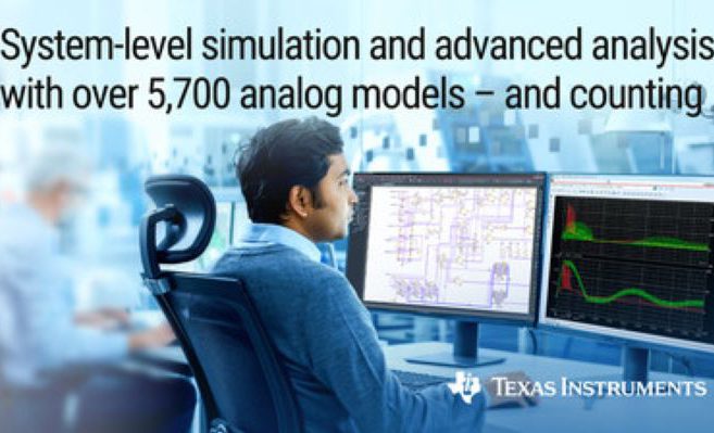 , New PSpice® for TI tool helps engineers speed time to market with system-level circuit simulation and verification