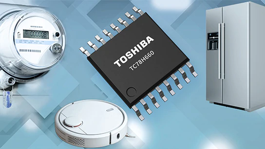 , Toshiba Launches Dual H-bridge Motor Driver IC with PWM Control for Mobile Devices and Home Appliances