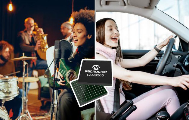 , Microchip Unveils First Fully Integrated Solution for Vehicle Ethernet Audio Video Bridging (AVB)