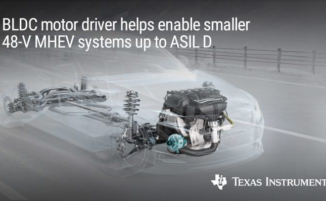 , Integrated Grade 0 BLDC motor driver shrinks 48-V motor-drive systems as much as 30% in mild hybrid electric vehicles