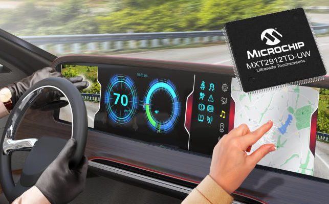 , First Automotive-Qualified, Single-Chip Solution for Large, Ultrawide Touch Displays