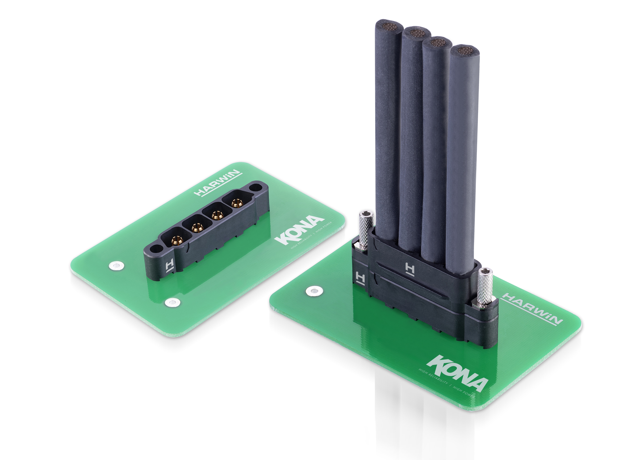 , Kona high reliability power connectors from Harwin now available through Powell Electronics