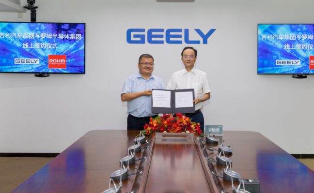 , ROHM and Geely Automobile Group Form a Strategic Partnership Focused on SiC Power Devices