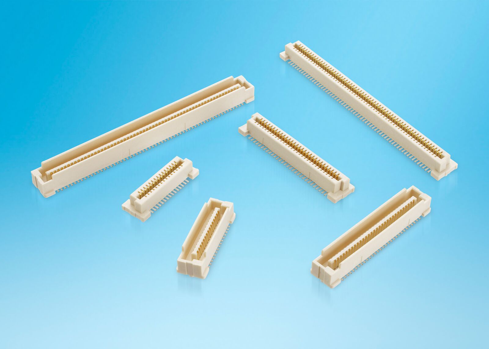 , Compact High Pin Count 0.8mm Pitch Mezzanine Connectors Target High-Density Industrial Systems