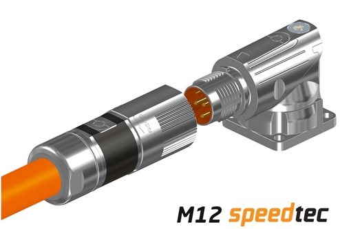 , TE Connectivity’s Intercontec M12 Motor Connectors Provide All-in-One Connectivity for Power, Signal and Data  Fast locking system with rotatable angled receptacles for quick and flexible mounting