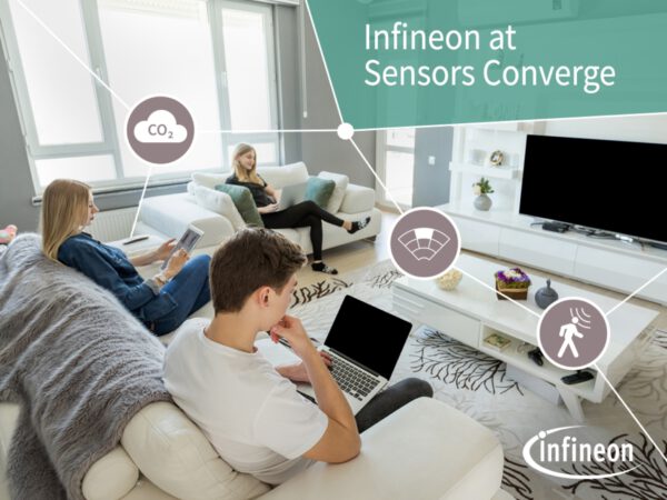 , Infineon XENSIV™ sensors drive smart solutions to make life easier, safer and greener at Sensors Converge 2022