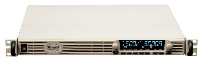 , New 1U high 7,500W programmable power supply series offers models from 0-20V 375A to 0-1,500V 5A