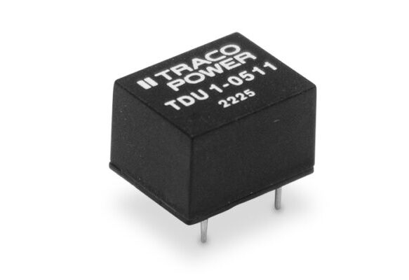 , TDU 1 Series Compact unregulated 1 Watt DC/DC converters (DIP-8) for industrial applications