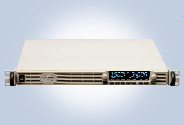 , 1U high programmable DC power supply series includes 5kW 1000V and 1500V models for test and development of electric vehicles with batteries greater than 600V