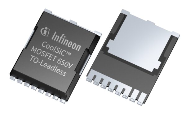 Infineon adds 650 V TOLL portfolio to its CoolSiC™ MOSFET family for better thermal performance, power density, and easier assembly