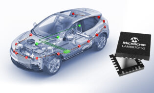 Microchip Introduces Its First Automotive-Qualified 10BASE-T1S Ethernet Devices