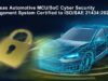 Automotive Cybersecurity Management Certified to ISO/SAE 21434