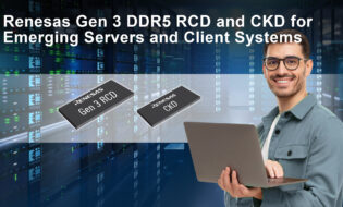 Renesas Gen 3 DDR5 RCD and CKD for Emerging Servers and Client Systems