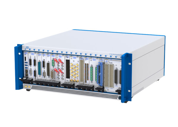 , New 21-slot fully hybrid PXIe chassis from Pickering Interfaces delivers higher signal density, power & cooling
