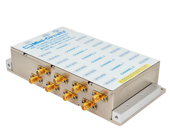 , USB/Ethernet-Programmable 0.25 dB Step Attenuator Reaches 8 GHz and 95 dB