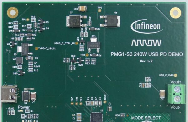 , Arrow Electronics and Infineon Technologies introduce 240W USB PD3.1 Reference Design