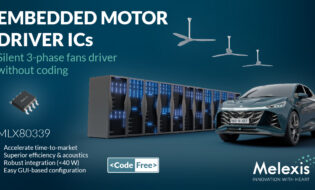 , Melexis Enables Fast, Code-Free Three-Phase Fan Design with Intuitive Motor Driver